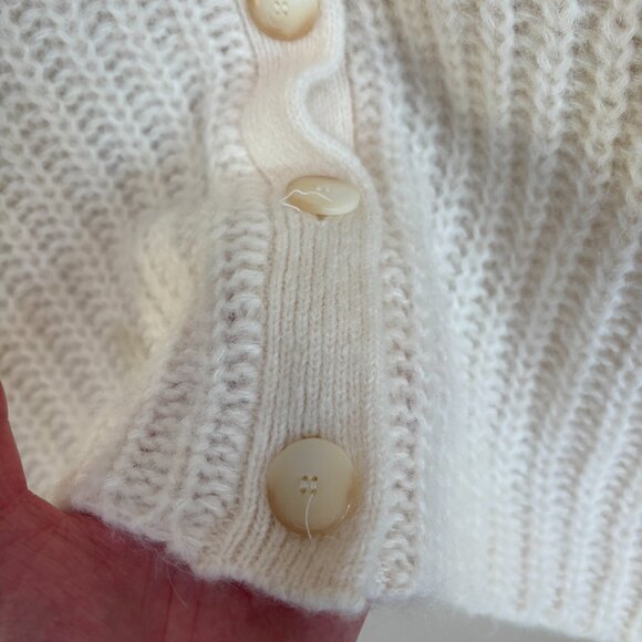 Sezane Emile Cardigan Ecru - Size XS - Picture 6 of 8